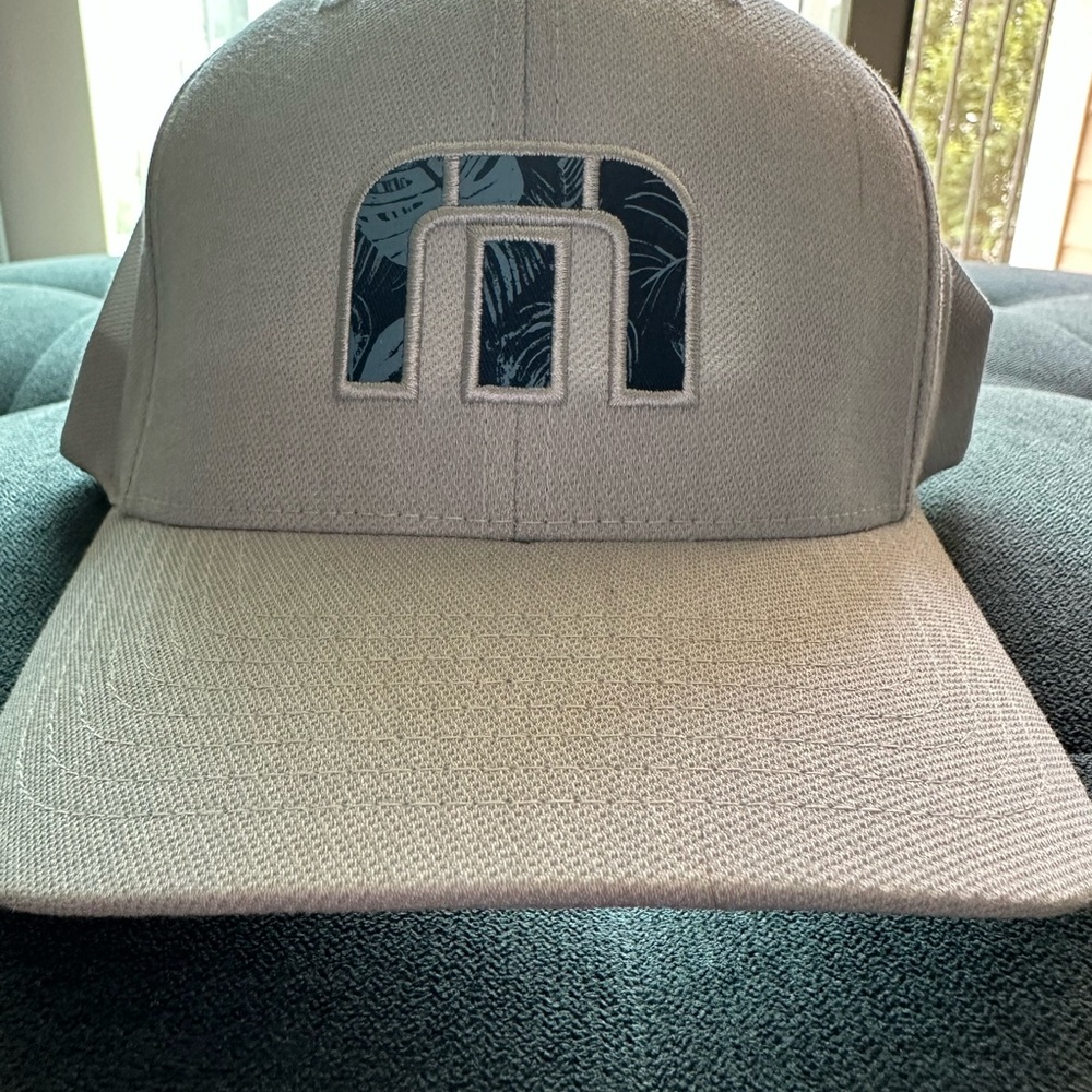Travis Mathew Gray and Blue Hat